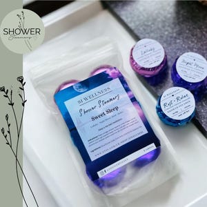 Sweet Sleep Shower Steamers, Strongly Scented, Lovely For Gift, Wellness, Aromatherapy