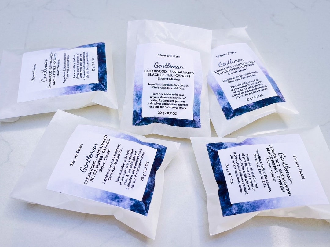 Gentleman Shower Steamers Individually Gift Wrapped Lovely Etsy Canada