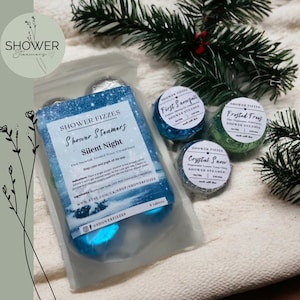 Silent Night Shower Steamers, Strongly Scented, Lovely For Gift, Wellness, Aromatherapy