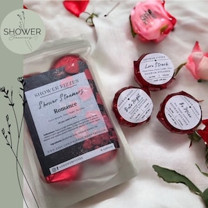 Romance Shower Steamers, Strongly Scented, Lovely For Gift, Wellness, Aromatherapy