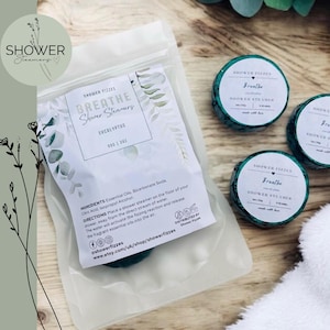 3 Breathe Shower Steamers, Aromatherapy Steamers, Wellness