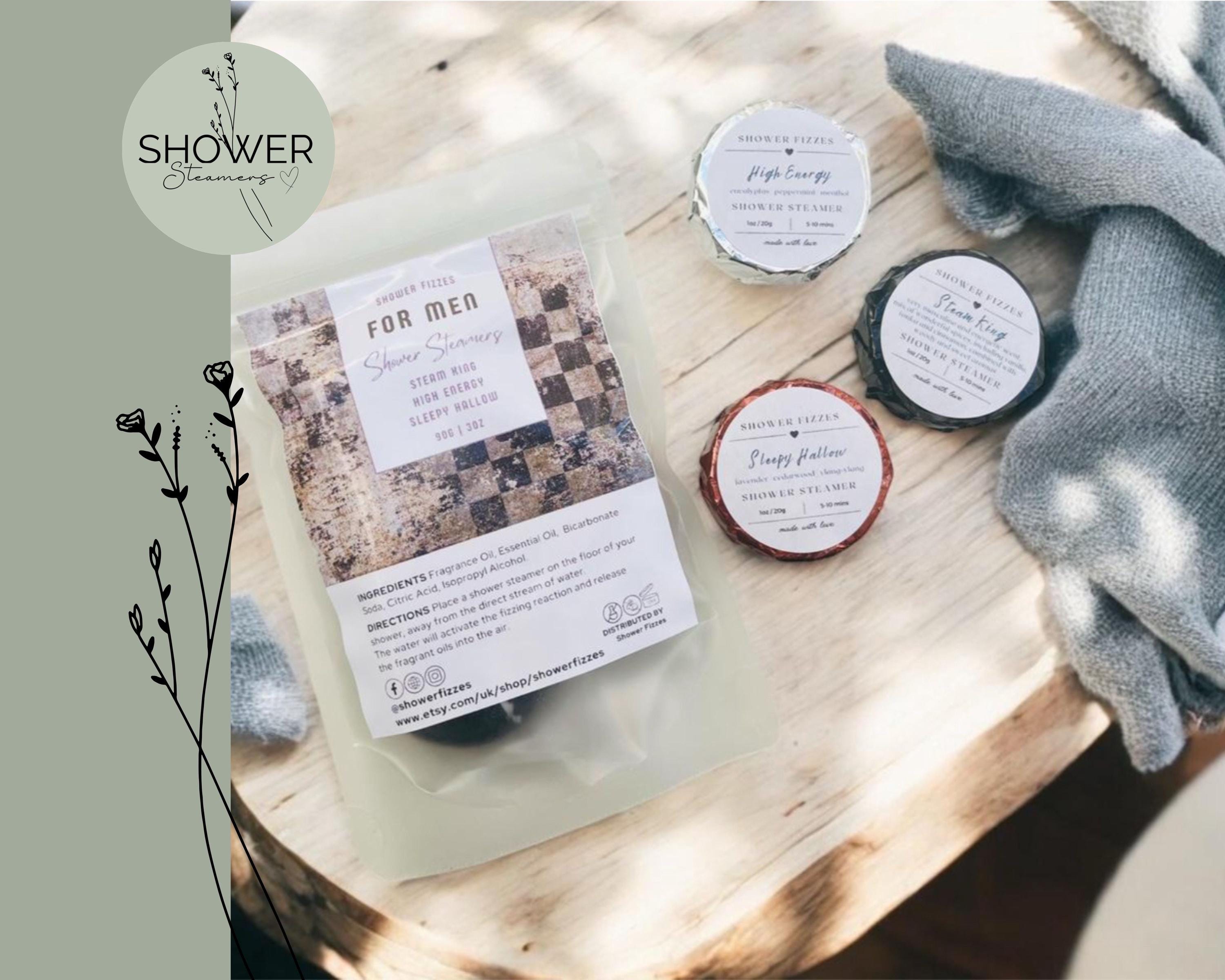 3 For Men Shower Steamers, Aromatherapy Steamers, Wellness