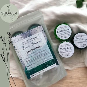 Just Breathe Shower Steamers, Strongly Scented, Lovely For Gift, Wellness, Aromatherapy