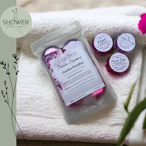 Garden Paradise Shower Steamers, Strongly Scented, Lovely For Gift, Wellness, Aromatherapy