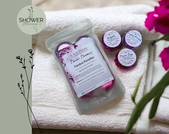 Vaporizadores de ducha de aromaterapia: Aceites esenciales Garden Paradise, veganos