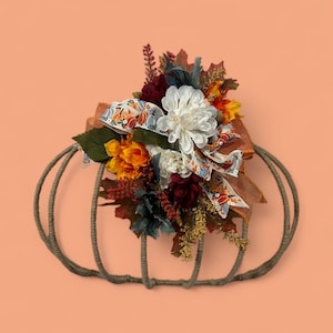 Pumpkin Wreath | Pumpkin Twine Wreath | Fall | Free Shipping
