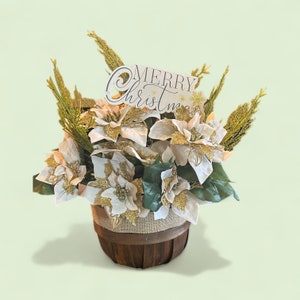 Poinsettia Basket | Christmas Flowers | Christmas | Free Shipping