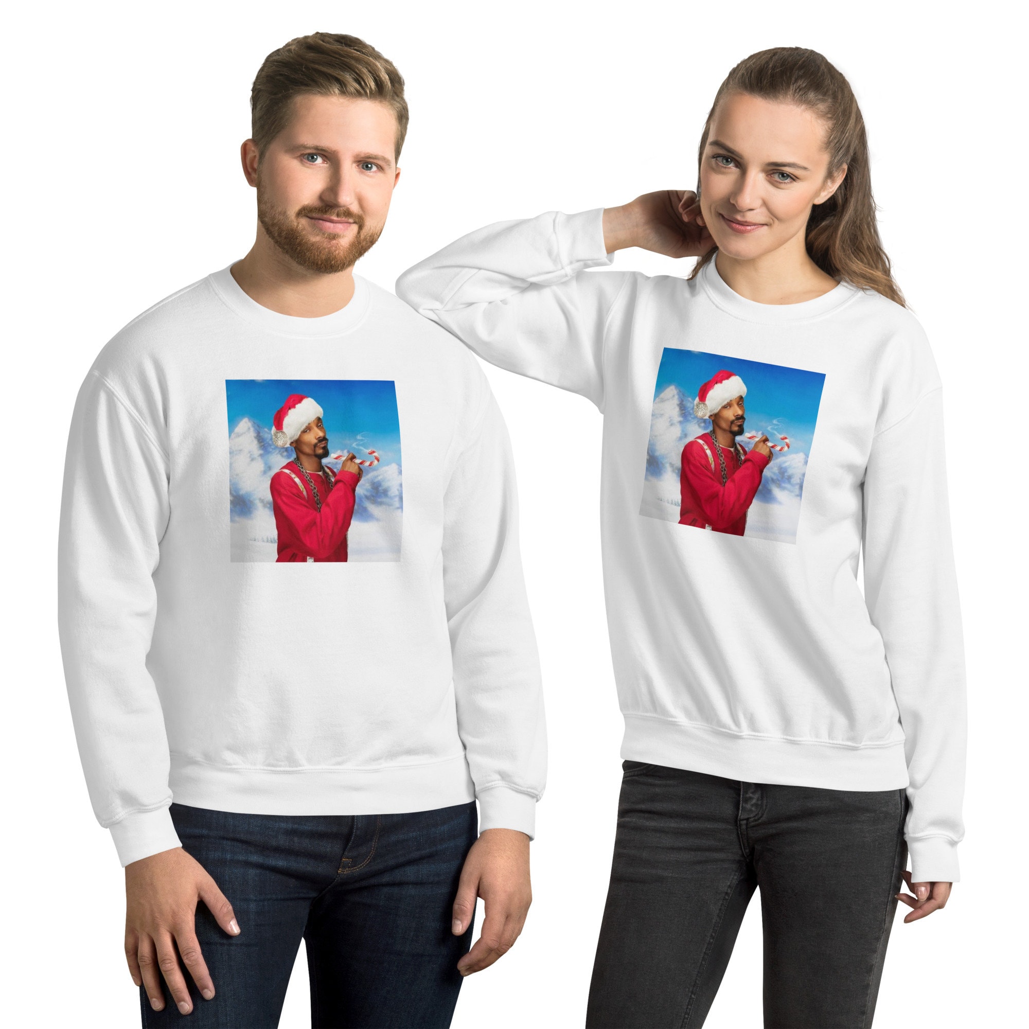 Snoop Dogg Christmas stoner Unisex Graphic Sweater