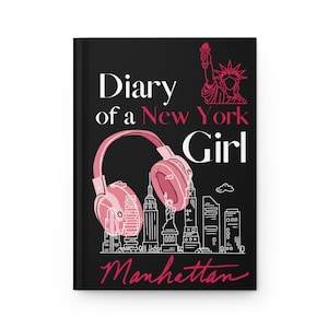 Diary of a New York Girl Hardcover Journal / New York Journal / Newyorker Journal / New York Notebook / New York Travel Journal