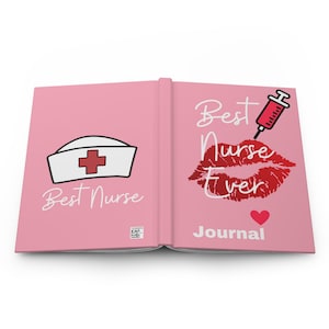 Best Nurse Ever Notebook, Nurse Graduation Journal, Nurse Journal, Gift for Nurse, Nurse Notebook