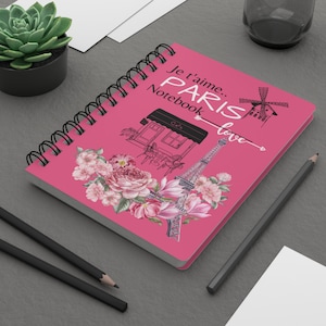 Paris Journal, Paris Travel Journal, Paris Travel Diary, Paris Notebook, Paris Travel Notebook