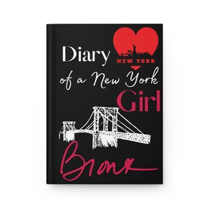 Diary of a New York Girl Hardcover Journal / New York Journal / Newyorker Journal / New York Notebook / New York Travel Journal