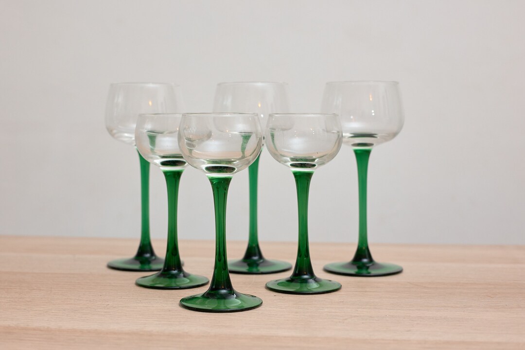 Traditional Alsace Luminarc Wine Glasses Set of 6 3 Large Etsy