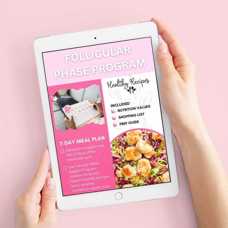 Seed Cycling Diet Plan Follicular Phase Weekly Meal Plan Printable Seed Cycling for Hormone ...