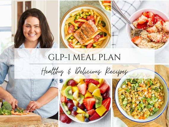 glp-1 meal prep recipes GLP-1 Diet Plan | 7-day GLP Meal Plan PDF | Balanced & Healthy Meals |  Ozempic Diet Plan | Diabetes Diet Plan | Glp Recipes | Glp1 Diet Plan