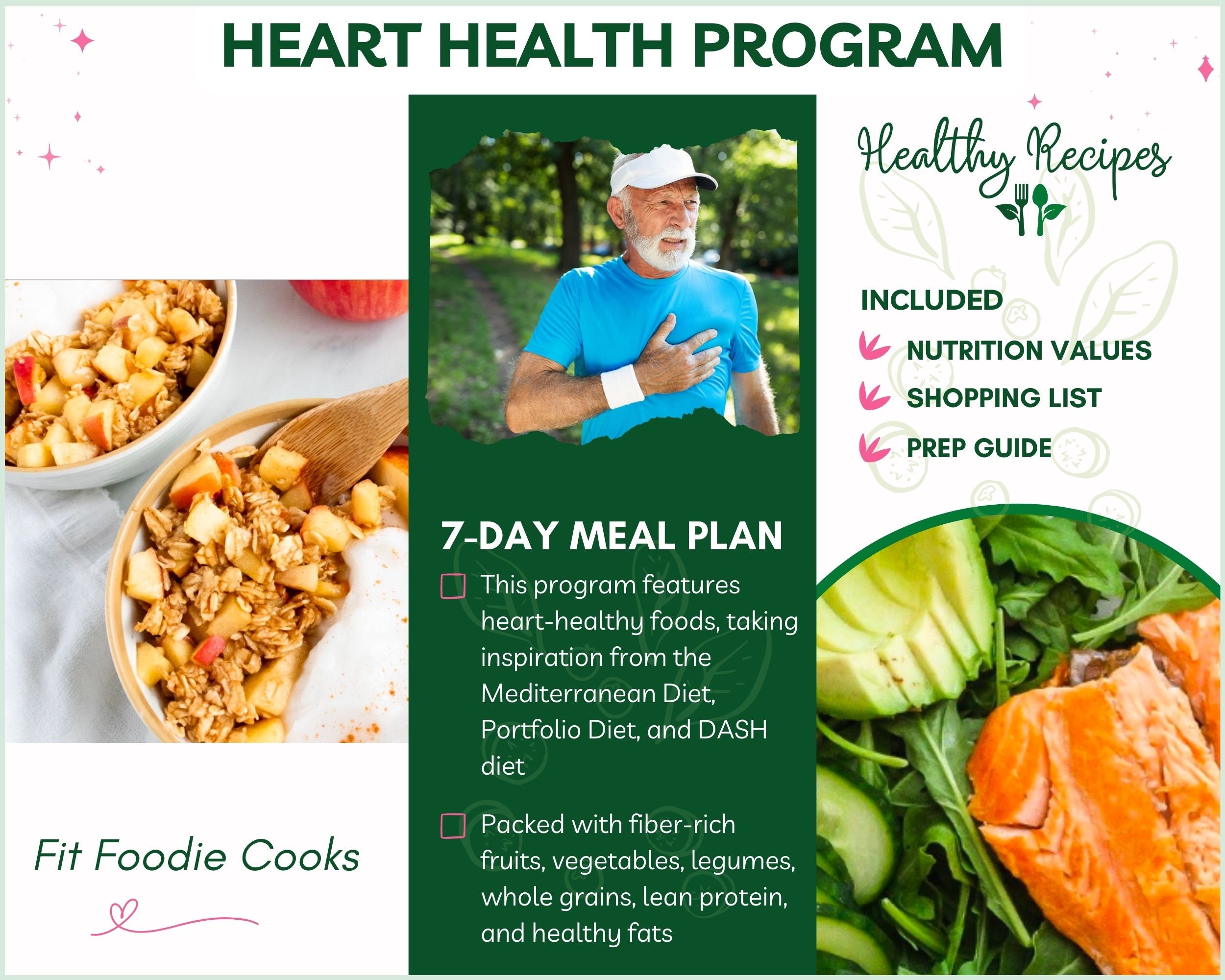 Heart Healthy Diet Weekly Meal Plan Printable Cardiac Diet Rich In 