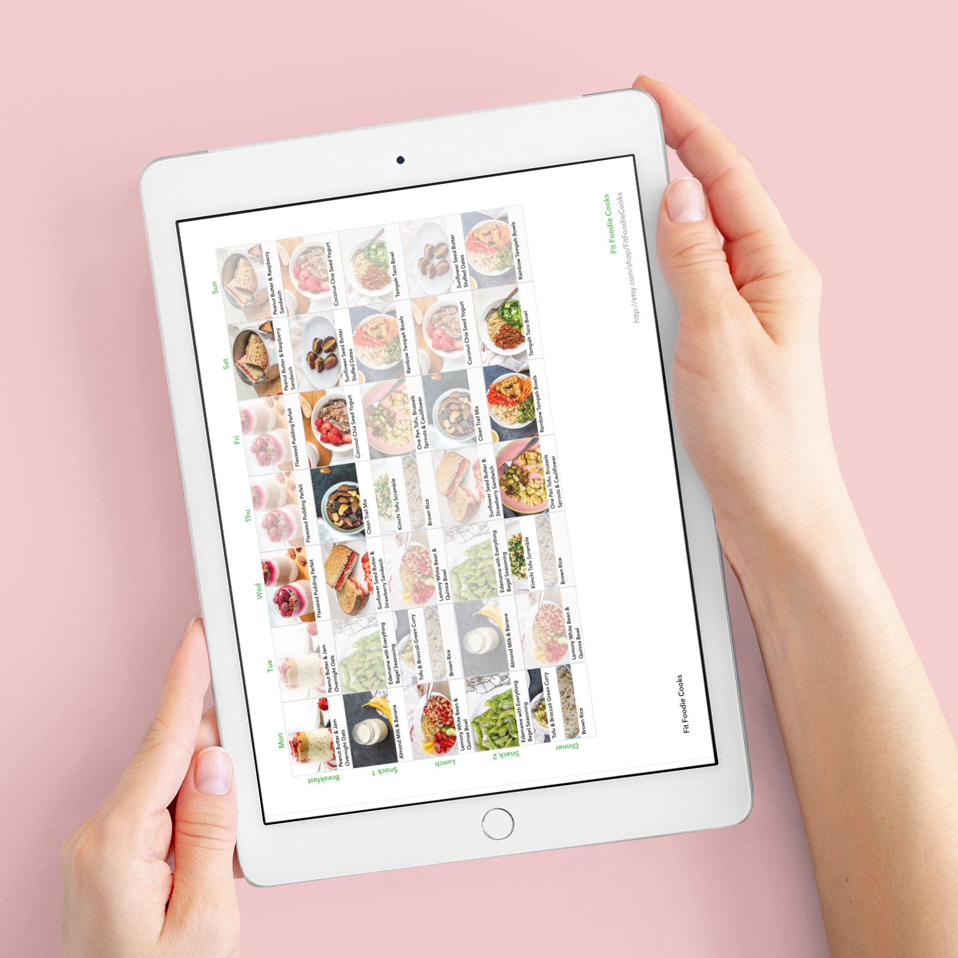 Menopause Diet Plan Weekly Meal Plan Printable Menopause Etsy