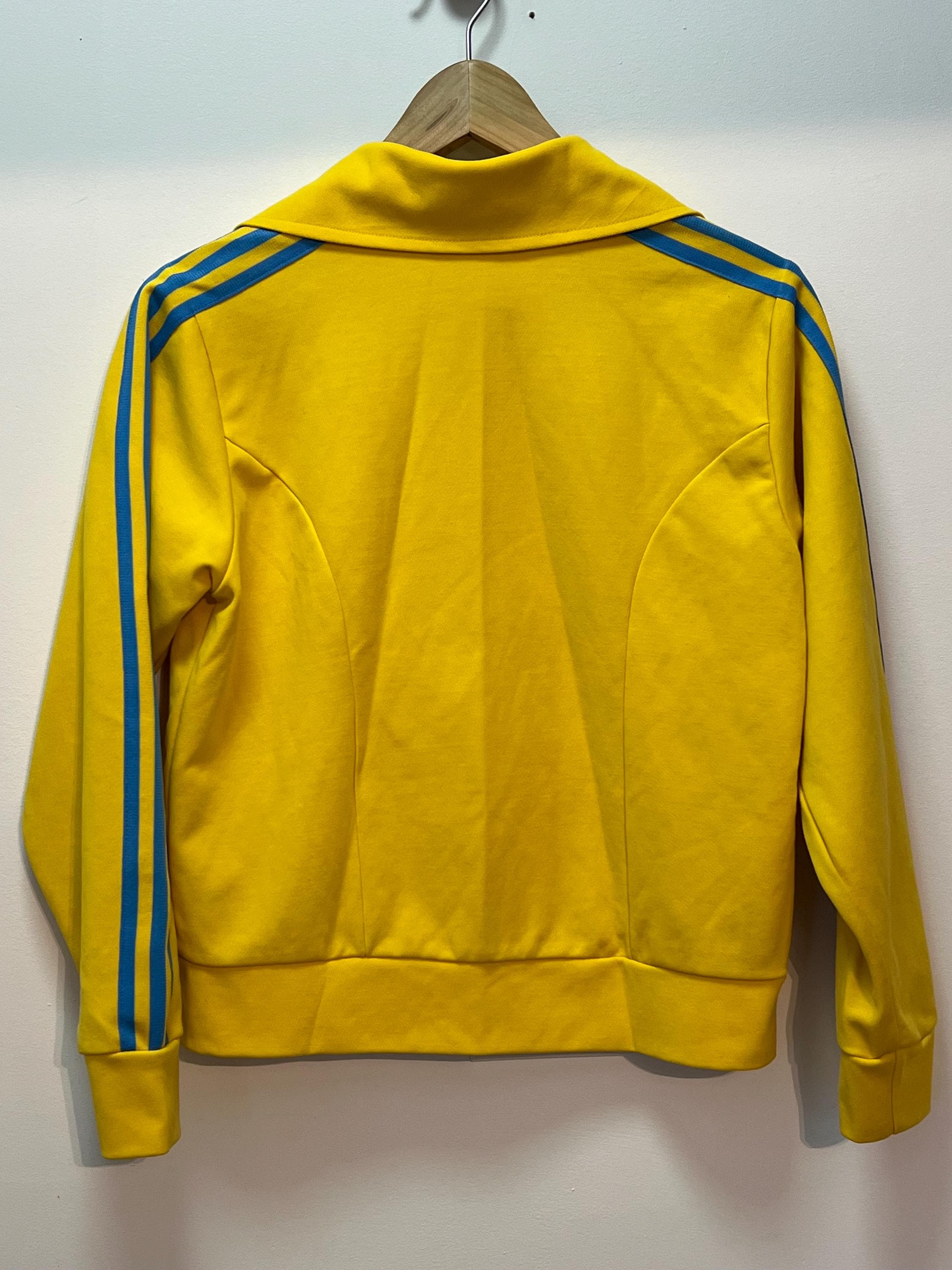 Vintage Adidas | Yellow With Blue Stripes 70's Tracksuit - Etsy