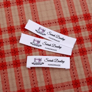 12x60mm Baumwolle mit Logo oder Text Nähen Accessori Label,Tags für gestrickte Sachen,Custom,Personalizada,handgefertigtes Etikett,Geschenkanhänger