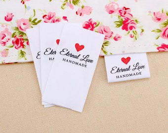 30*60mm Cotton With Logo or Text Sewing accessori Label,custom clothing labels,labels for handmade items,clothing labels,sew in labels