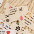 15*60mm,Cotton Twill webbing,Flat or Folded Labels,tags for knitted things,Custom,Personalizada,handmade label,sew accessori product logo