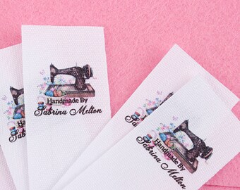 25*60mm Cotton With Logo or Text Sewing accessori Label,tags for knitted things,Custom,Personalizada,handmade label,gift tags