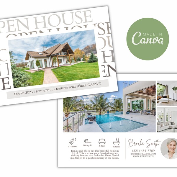 Postcard Invite Etsy