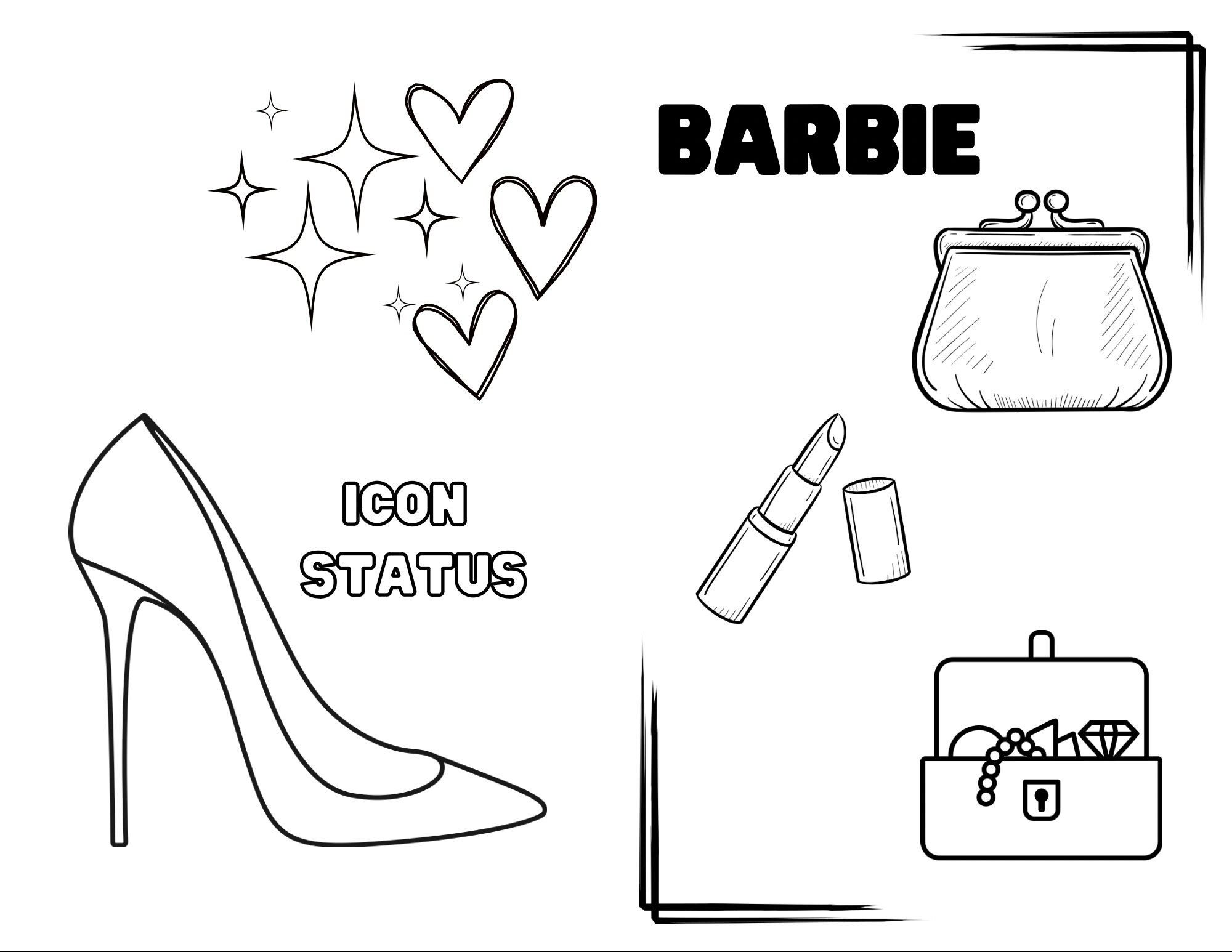 Barbie Coloring Book, Barbie Extra Coloring Book, Coloring Book