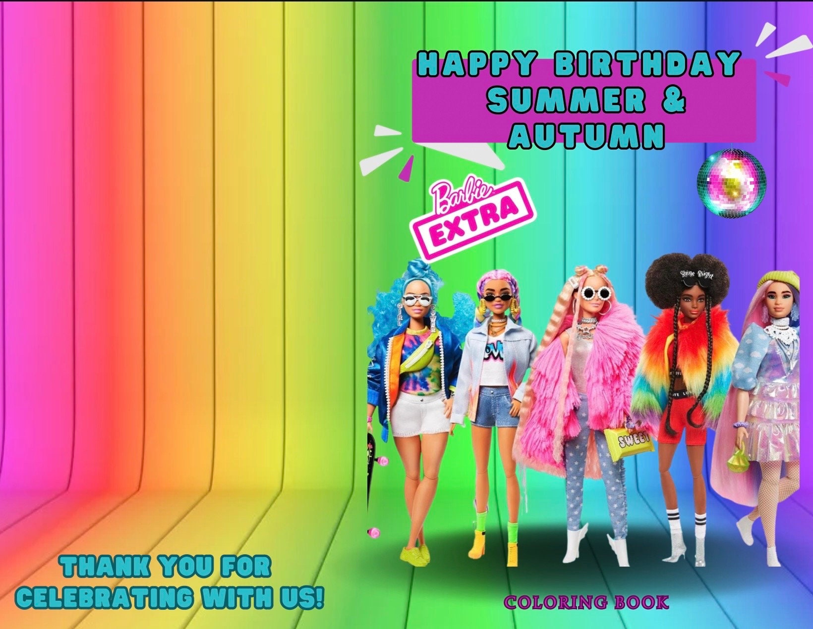 Digital Barbie Coloring Book, Barbie Extra Coloring Book, Coloring Book