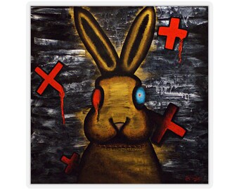 Emo Bunny Stickers - Etsy