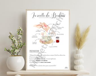 Recipe for happiness poster