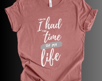 Time of my life - Dirty Dancing theme - 80&#39;s cinema music Vintage Unisex T-Shirt -  Handwritten classic design - Gift for her