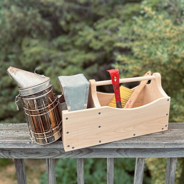 Beekeeping Toolbox - Handcrafted Natural Cedar: Store and Organize Your Beekeeping Essentials - Perfect Beekeeper Gift!