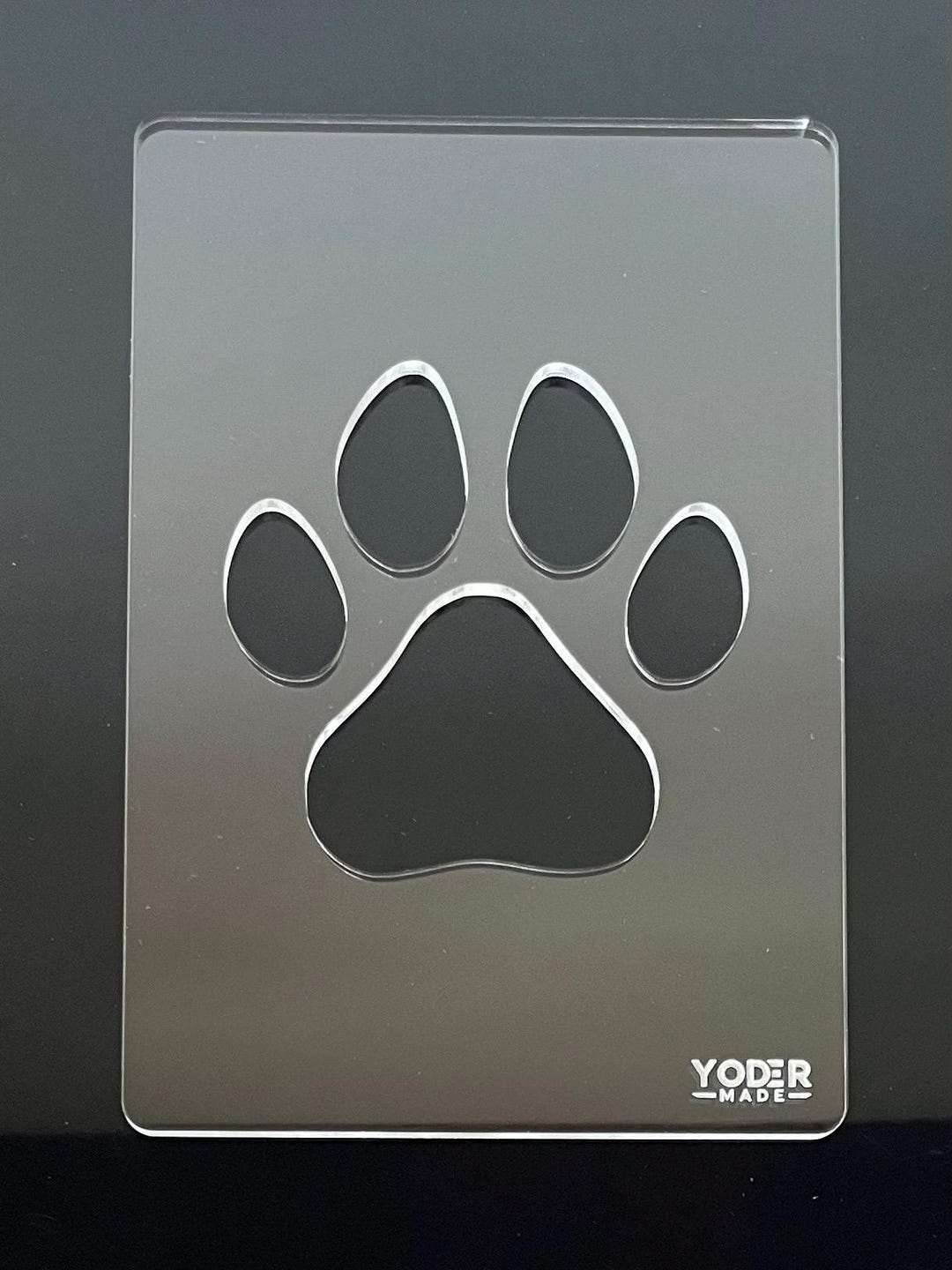 Paw Print Router Template, Acrylic Dog Inlay Jig, Clear Woodworking ...