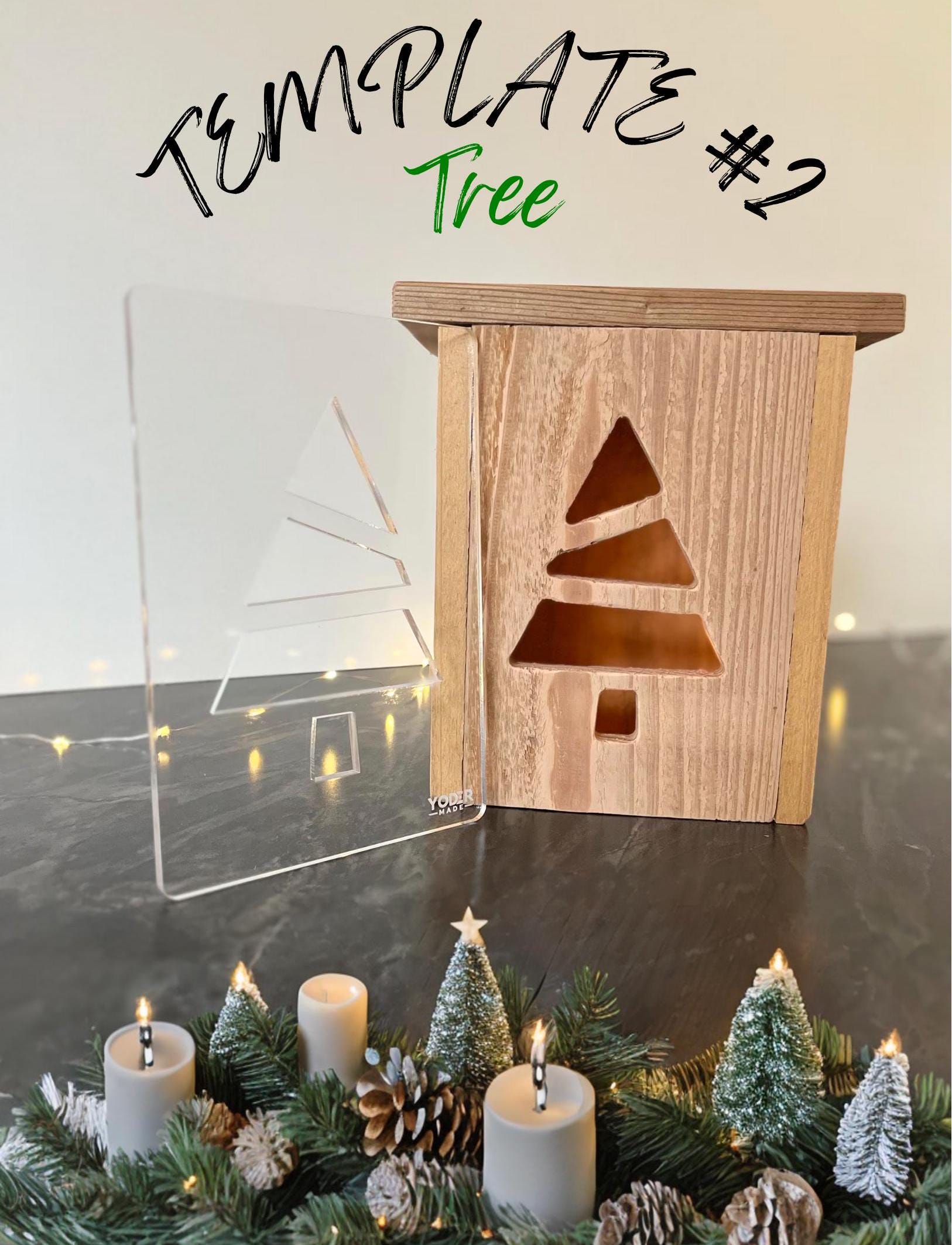 Christmas Lantern Router Templates – Star Stencil, Christmas Tree ...