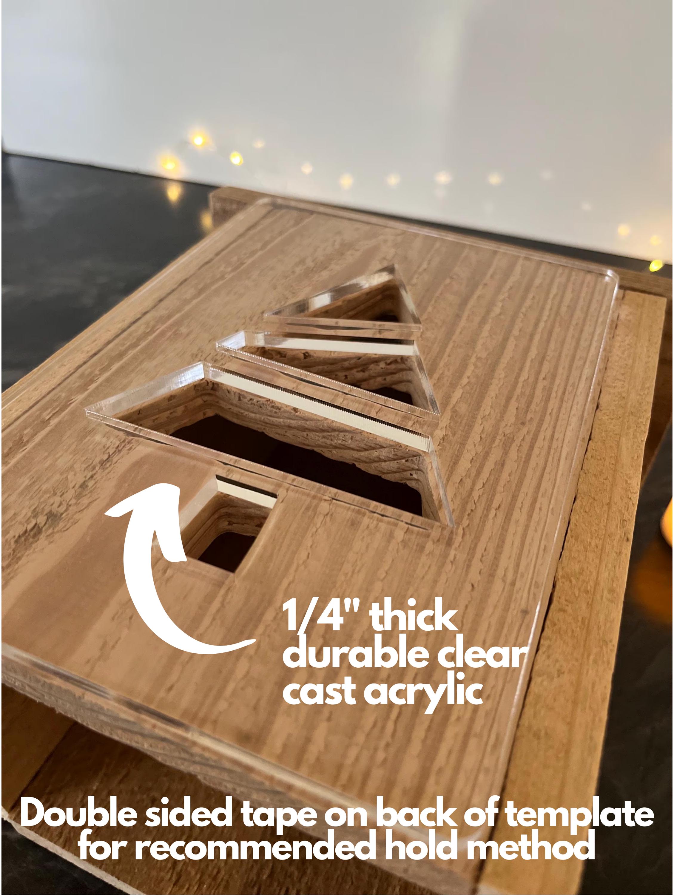 Acrylic Star Router Template for Christmas Lanterns – DIY Woodworking ...