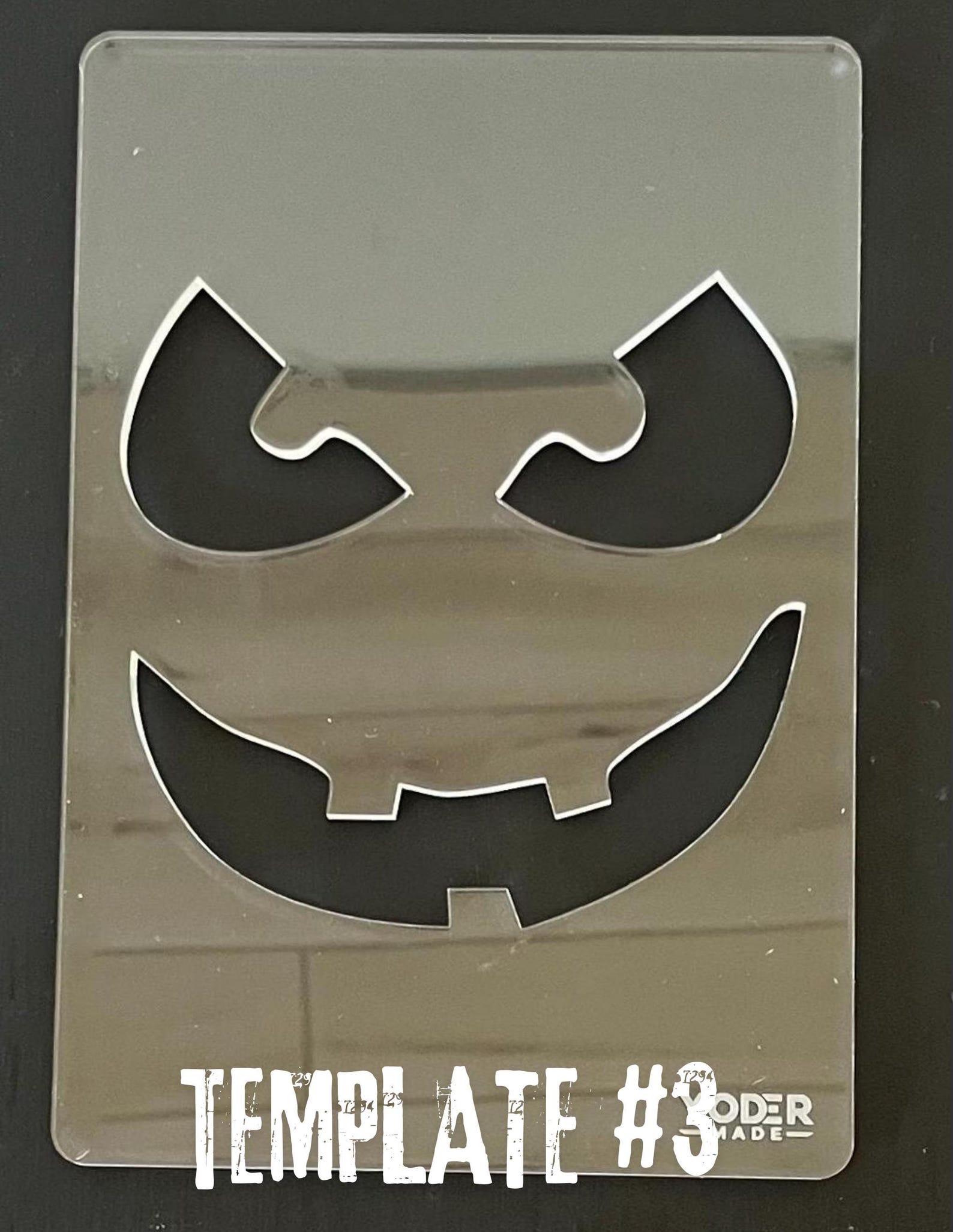 Jackolantern Face Template for Router DIY Halloween Pumpkin Lantern