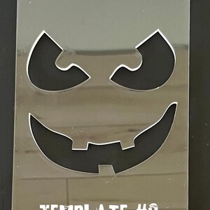 Pumpkin Router Template Jack-o-lantern Face Template for Router - DIY Halloween Pumpkin Lantern ...