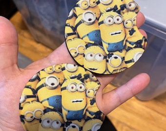 Minions Movie Cattivissimo me Car Coasters Car Accessories