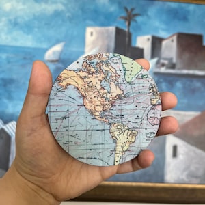 Carte du monde Coaster Amérique du Sud
