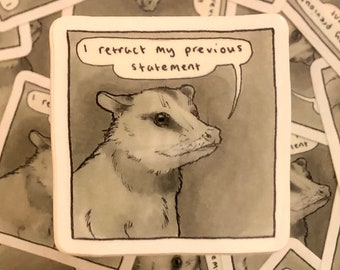 Alphadon "Uh Oh" Vinyl Sticker