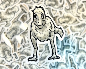 Tyrannosaurus "Beast" Chick Vinyl Sticker