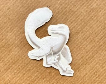 Volume I Velociraptor Transparent Vinyl Sticker