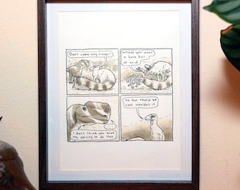 Aorun "Bluff" A5 Comic Print