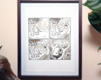 Europasaurus "Wander" A5 Comic Print