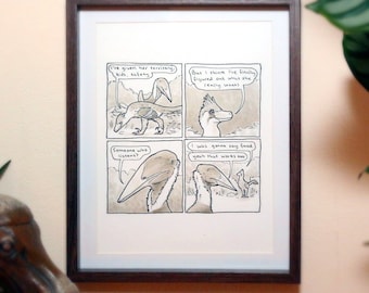 Pyroraptor "Eagle" A5 Comic Print