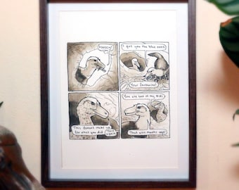 Caihong "Bouquet" A5 Comic Print