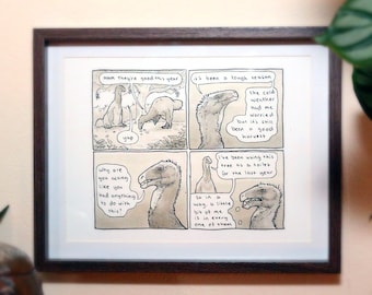 Neimongosaurus "Farm" A5 Comic Print