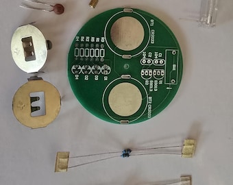 Kit de soldadura electrónica con peonza y instrucciones completas en inglés