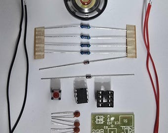Kit de soldadura electrónica para timbre de puerta DIY con instrucciones completas en inglés
